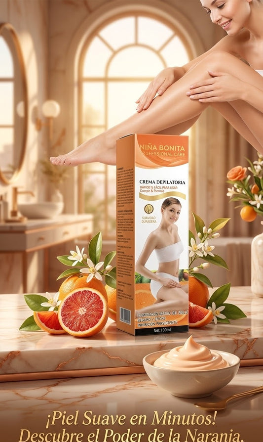 Combo Depilador Niña Bonita - ¡Dúo Suavidad Extrema! 🌿🍊