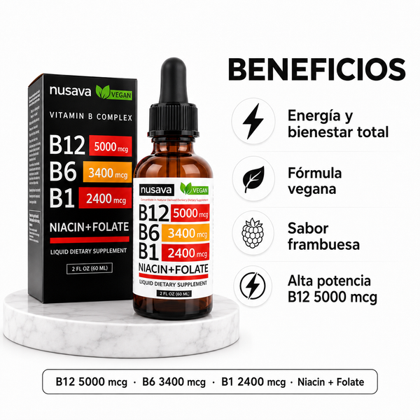 Vitamina B12 Complex liquido suplemento Comerzio - imagen 3