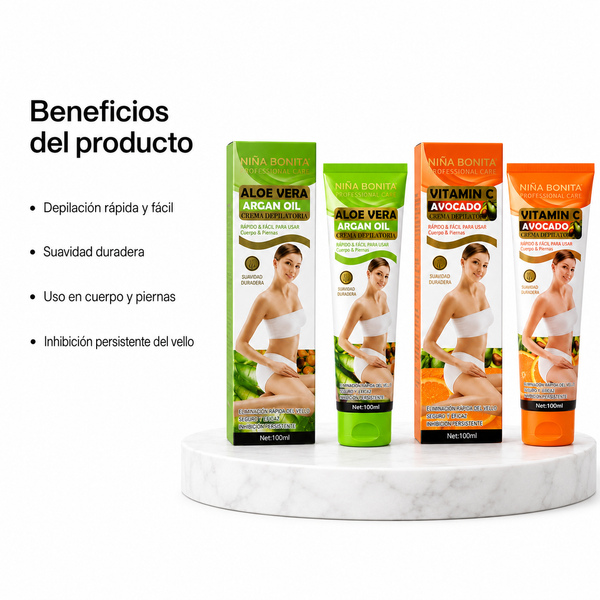 Combo depilador Nina Bonita Duo Suavidad Extrema Comerzio - imagen 3