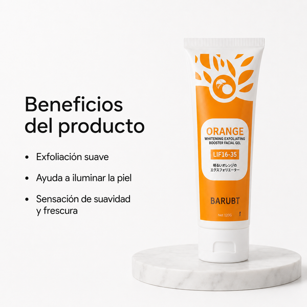 Gel Exfoliante Orange para rutina de skincare Comerzio - imagen 3