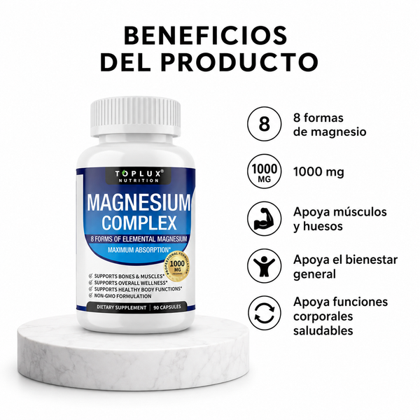 Magnesium Complex 90 capsulas suplemento Comerzio - imagen 3
