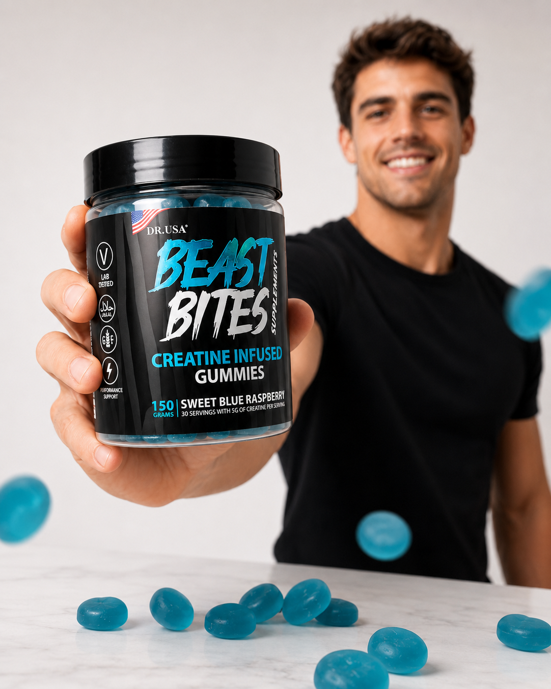 BEAST BITES – Creatine Infused Gummies