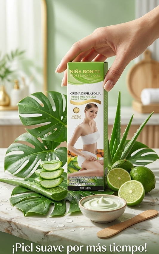 Combo Depilador Niña Bonita - ¡Dúo Suavidad Extrema! 🌿🍊